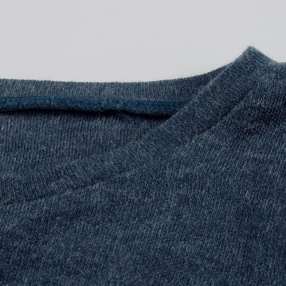 ♦️💕 Layered Long Sleeve Scoop Neck Dress Navy - Picture 6 of 8